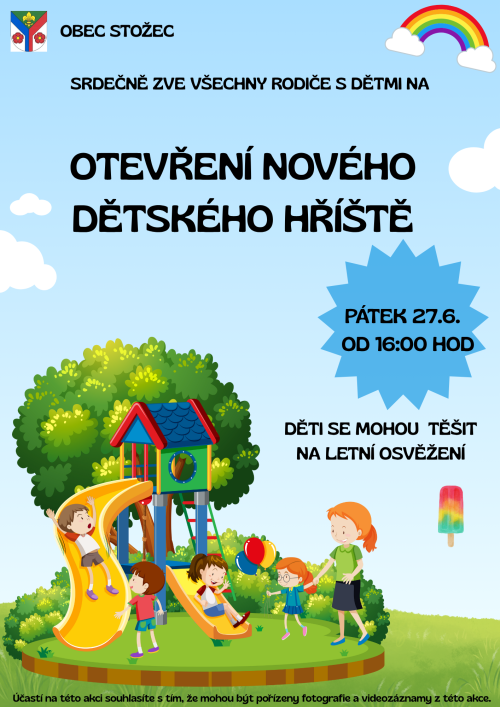 Otevření nového dětského hřiště